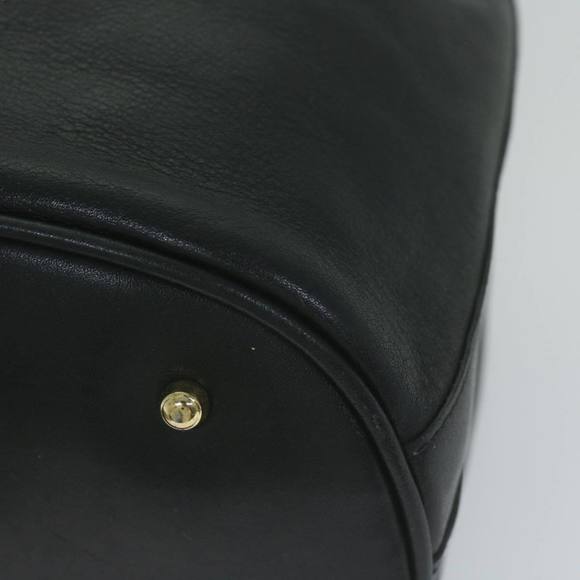 GUCCI Bamboo Hand Bag Leather Black 001 3754 1657 Auth ac2644 - Picture 15 of 16